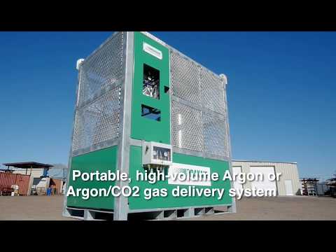 Praxair-On-Demand (POD™), Portable Microbulk Gas Delivery System