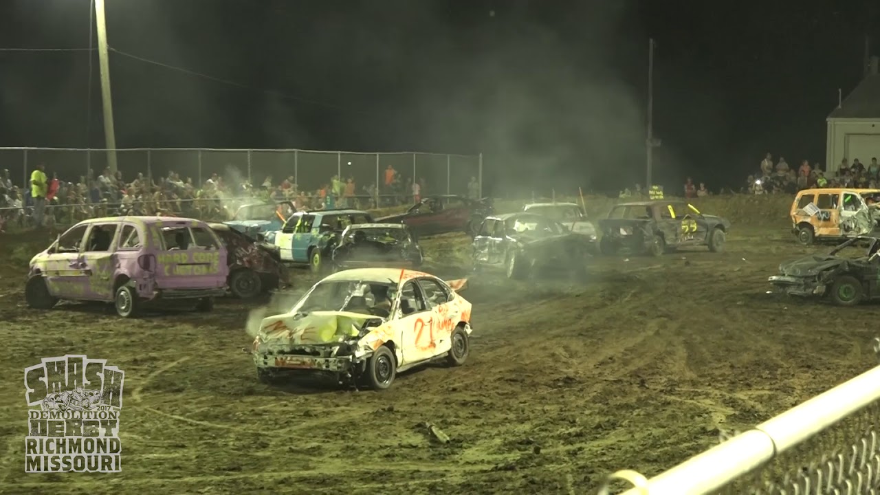 Richmond Missouri Demolition Derby July 2017 Heat 3 YouTube