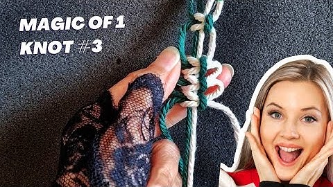 Pastime Creation/How to make various styles by 1 KNOT easy diy tutorial?