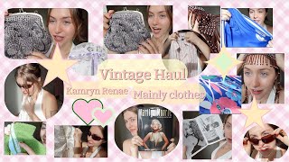 Vintage Haul 🎀 (Mainly Clothes I Thrifted From Goodwill)
