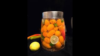 مخلل فاكهة الكمكوات Pickled Kumquat I Salwa's Kitchen