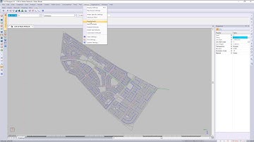 CIVIL DESIGNER software FAQ - CAD drawing into a water pipe network