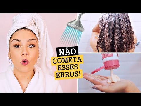 COMO LAVAR O CABELO CACHEADO CORRETAMENTE!