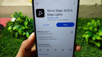 Muviz edge aod & edge lights app kaise use kare !! How to use muviz edge aod & edge lights app 