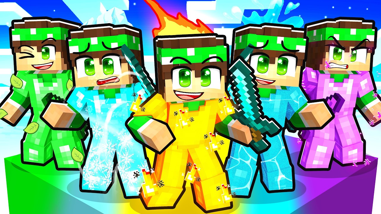 SOPRAVVIVO in un BLOCCO ELEMENTALE su MINECRAFT!