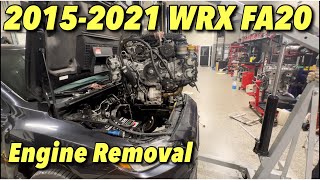 How To Remove Engine 20152021 WRX FA20 2.0L (Step by Step)