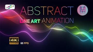 Abstract Line Animation | Screensaver