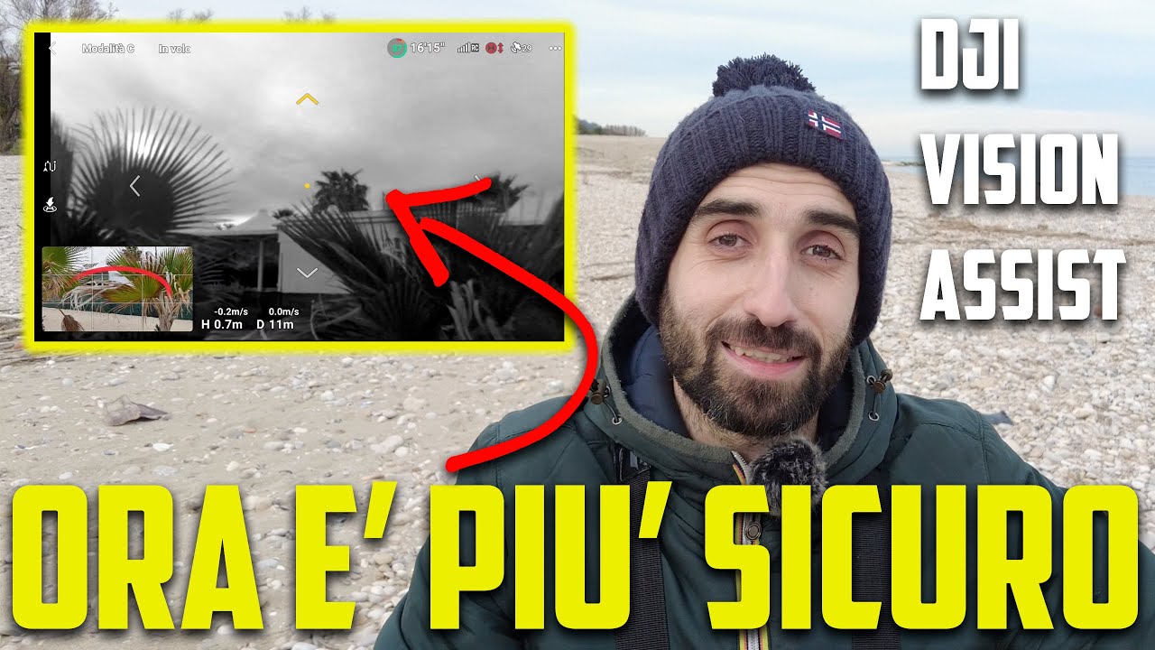 Droni DJI più SICURI grazie alla funzione VISION ASSIST | DJI Mini 4 Pro VISION ASSIST Tutoria