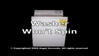 General Electric Washing Machine Not Spinning  ?