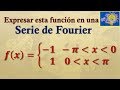 Cómo graficar y calcular una SERIE DE FOURIER | Juliana la Profe