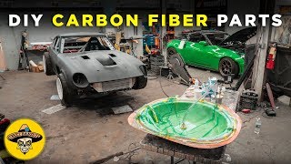 How To Build Your Own CARBON FIBER PARTS | Vacuum Resin Infusion | (EP# 44)(4K)