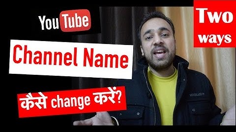 2 Ways - How to change YouTube channel name without changing Gmail name - YouTube SEO tips