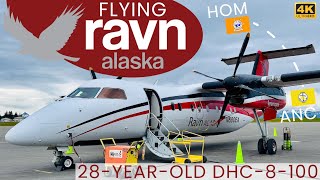 [4K] – Full Flight – Ravn Alaska – De Havilland DHC-8-106 Dash 8 – HOM-ANC – N880EA – IFS Ep. 619