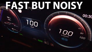 Mercedes EQA 250 acceleration and noise test screenshot 3