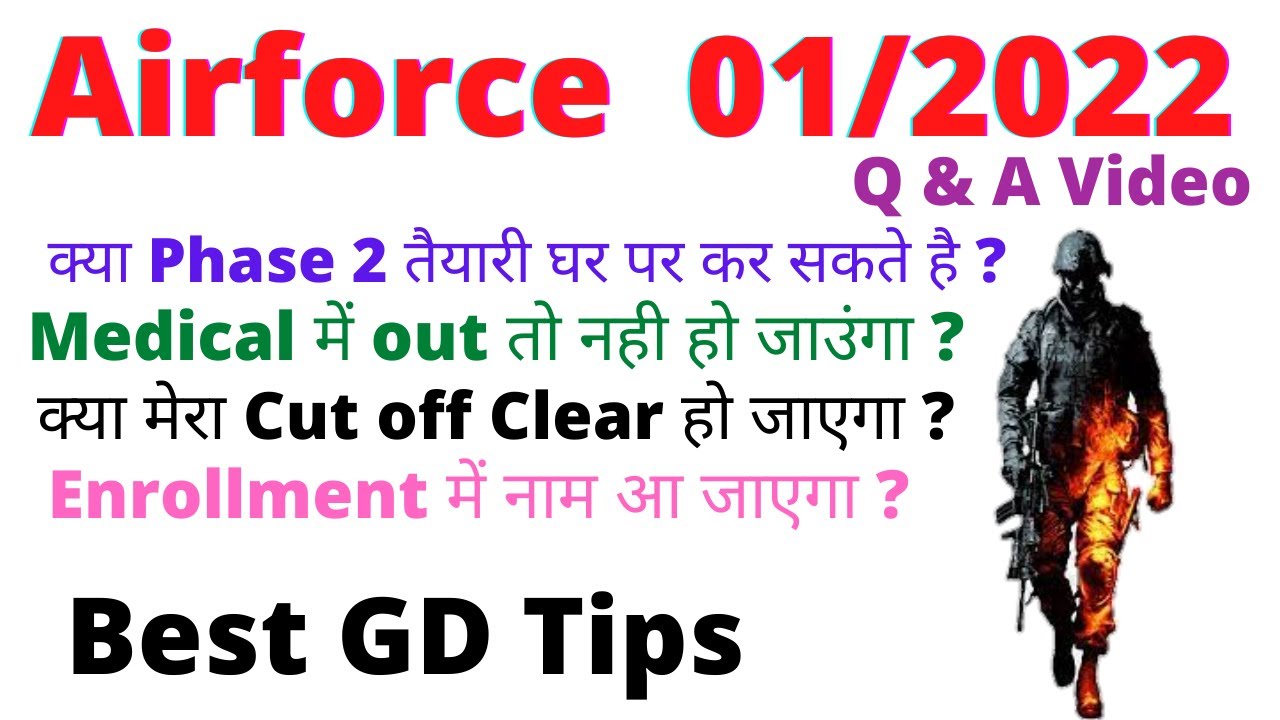 Airforce 01/2022 & Enrollment  Doubt session