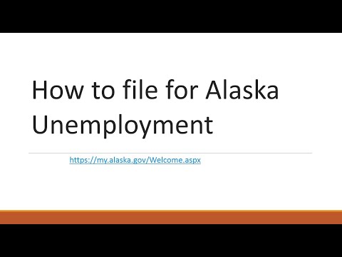 How to for Alaska Unemployment 2020