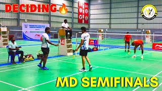 DECIDING GAME 🔥| ARJUNKRISHNAN/GANESH vs SANTHOSH/NAVIN | TN STATE RANKING BADMINTON TOURNAMENT 2024