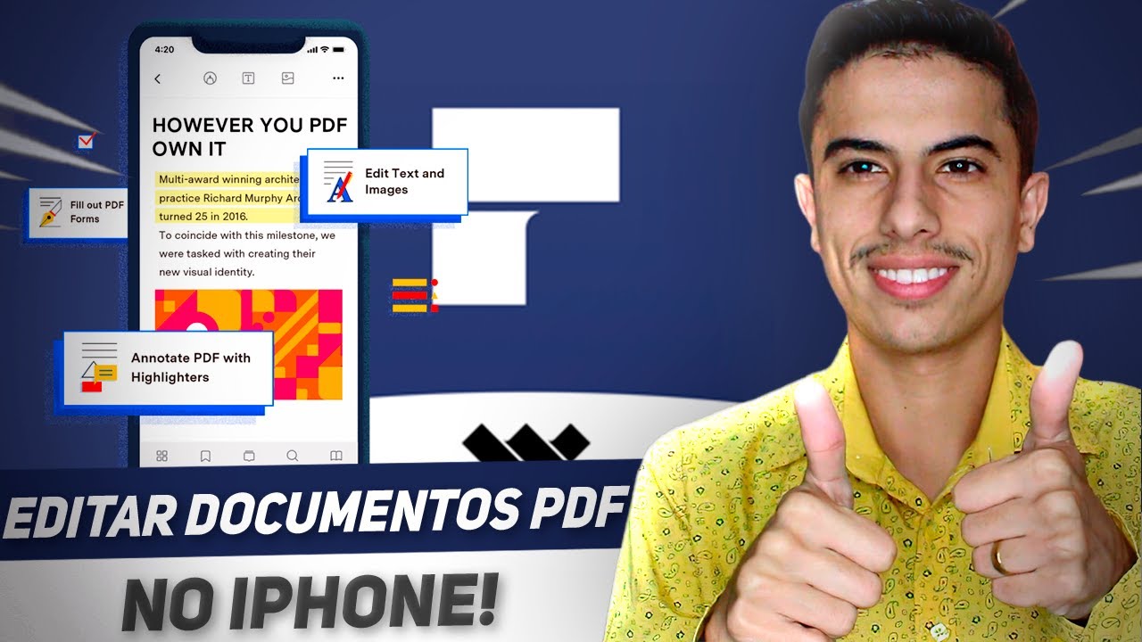 Como EDITAR DOCUMENTOS em PDF pelo iPhone | PDFelement PRO - YouTube