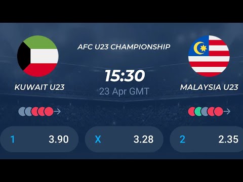 Live Kuwait U23 vs Malaysia U23 football team match U23 Championship