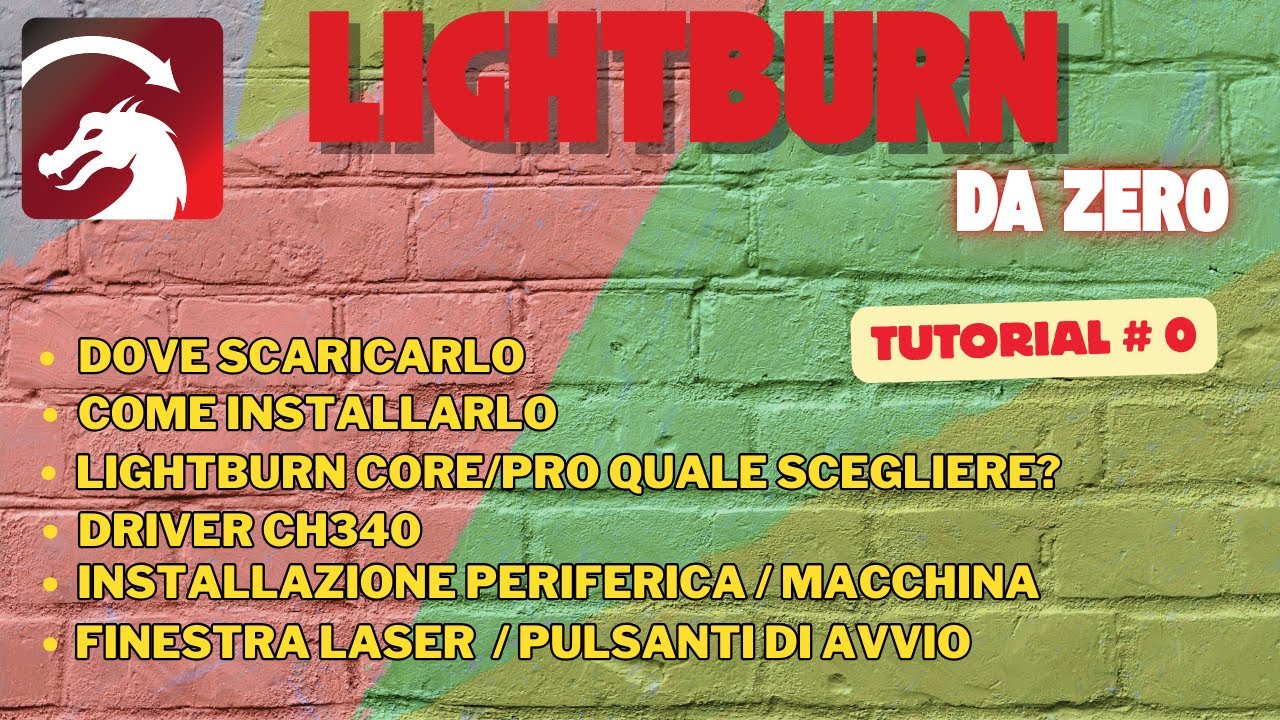 Inizia con Lightburn in italiano la Guida Completa per Principianti