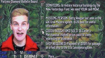 Frontier: First Encounters PC MS-DOS Gameplay (Sound Canvas/TTS-1)