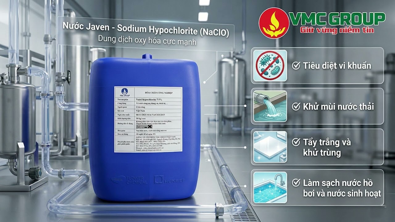 HÓA CHẤT JAVEN XỬ LÝ NƯỚC THẢI - LIỀU LƯỢNG CHUẨN KỸ THUẬT | CALL 0947.464.464