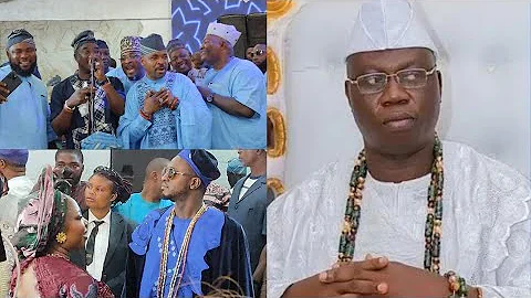 SEE MOMENT K1 DE ULTIMATE SEND APPRECIATION VOICE TO GANI ADAMS@MC OLUOMO DAUGHTER'S WEDDING