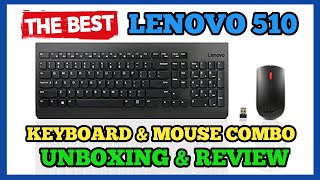 Lenovo 510 Wireless Keyboard & Mouse Combo I Unboxing and Review