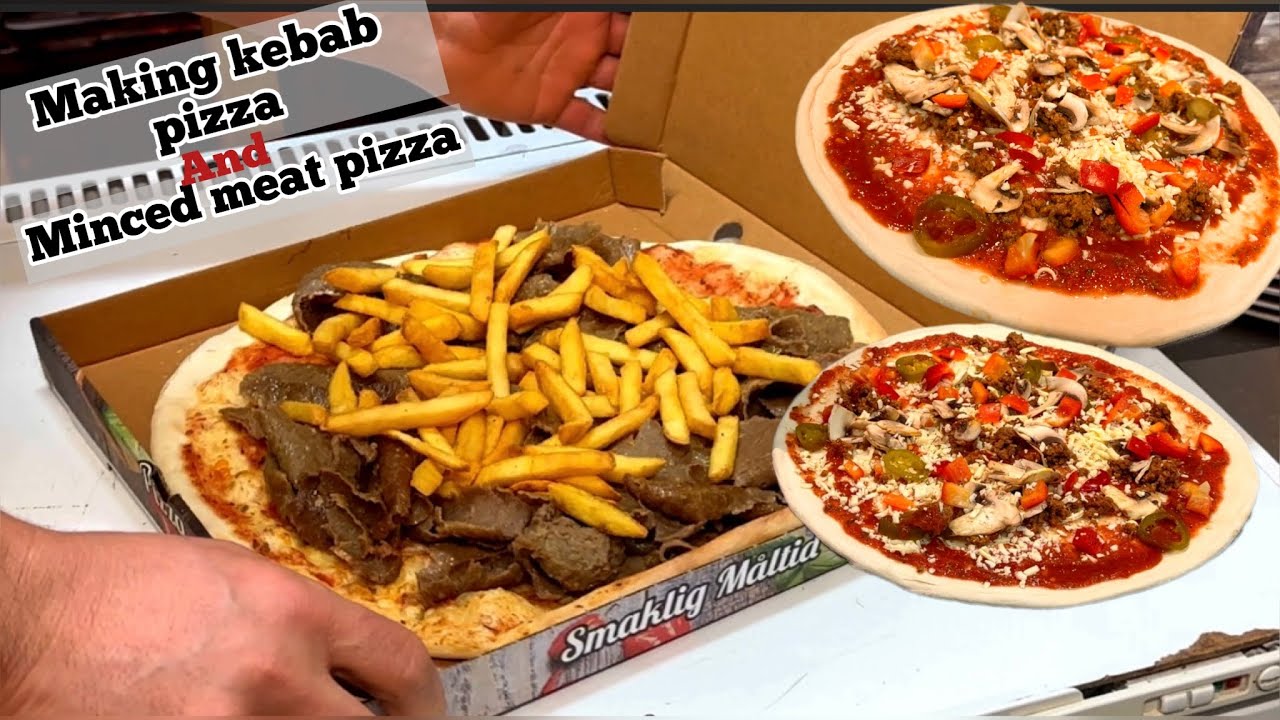 Kebab pizza and minced meat pizza which do you like more?Kebab pizza