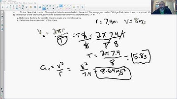 Uniform circular motion Problem set