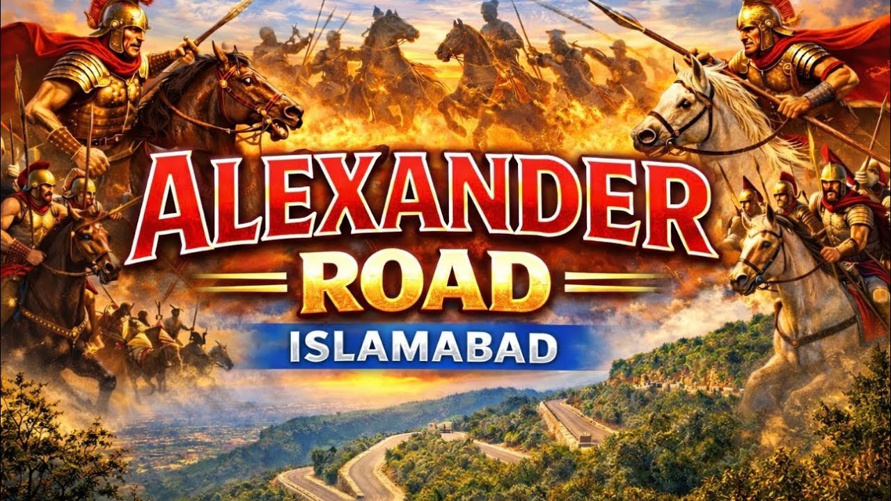 Александр Роуд, Новая дорога CDA через холмы Маргалла, от Шах Аллах Дитта до Ханпура