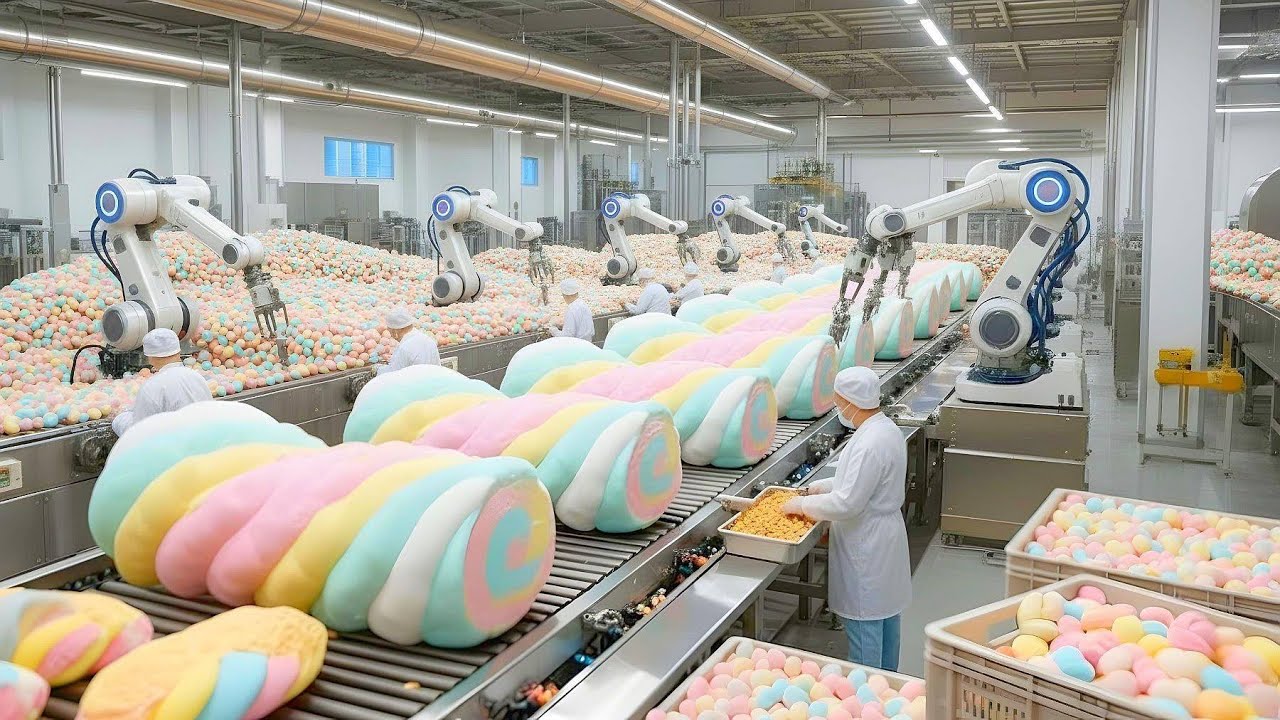 Inside America’s Largest Marshmallow Factory: The Satisfying Process You’ve Never Seen
