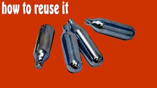 How to reuse CO2 cartridges  #co2cartridges