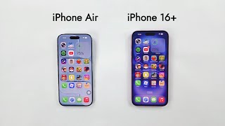 iPhone Air vs iPhone 16 Plus - SPEED TEST 🔥