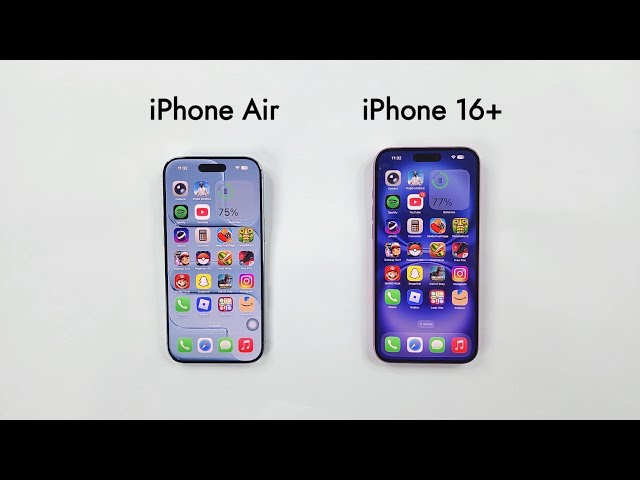 iPhone Air vs iPhone 16 Plus - SPEED TEST 🔥 - YouTube