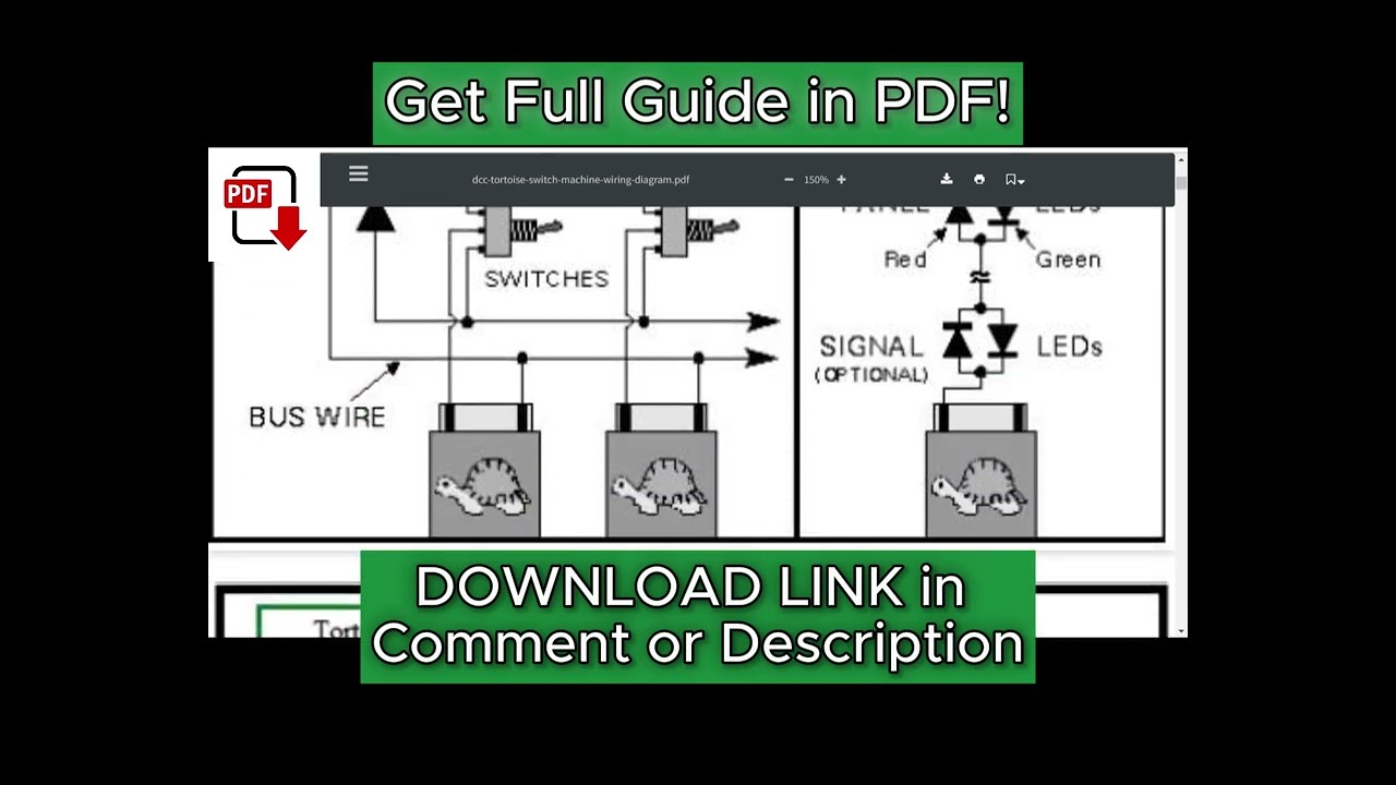 [DIAGRAM] DCC Tortoise Switch Machine Wiring Diagram