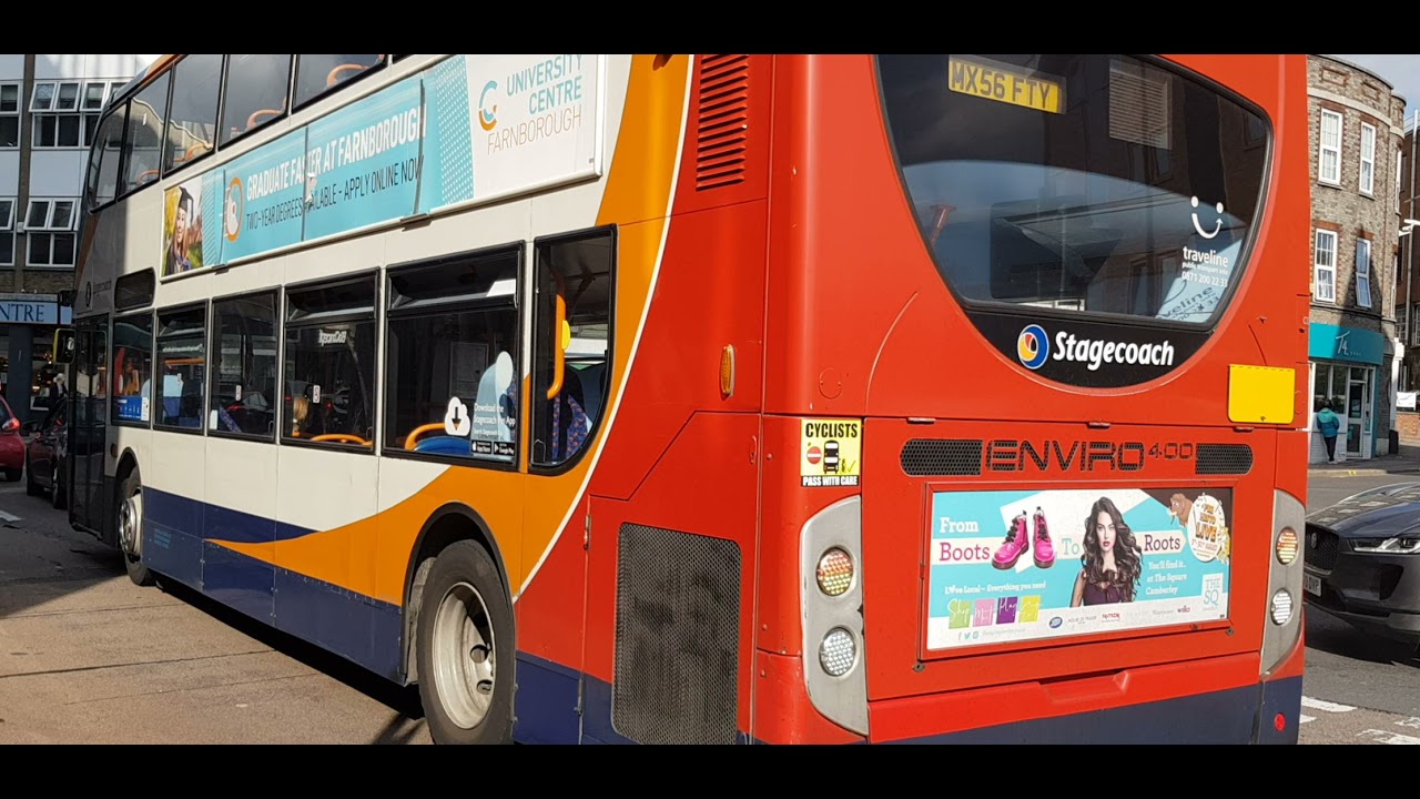 Here is the stagecoach bus 19081 on the kite in Guildford - YouTube