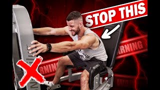 How to PROPERLY Use the Abductor & Adductor Machine