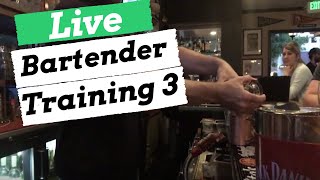 Become a Bartender: Live Bartender Training Part 3