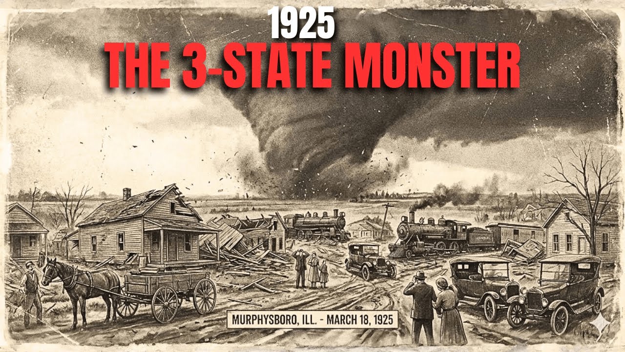 The "3-State Monster": America's Deadliest Tornado (1925) - YouTube