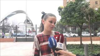 Entrevista a la niña Nerea Rodríguez Martín candidata a Fallera Mayor Infantil de Valencia 2015.