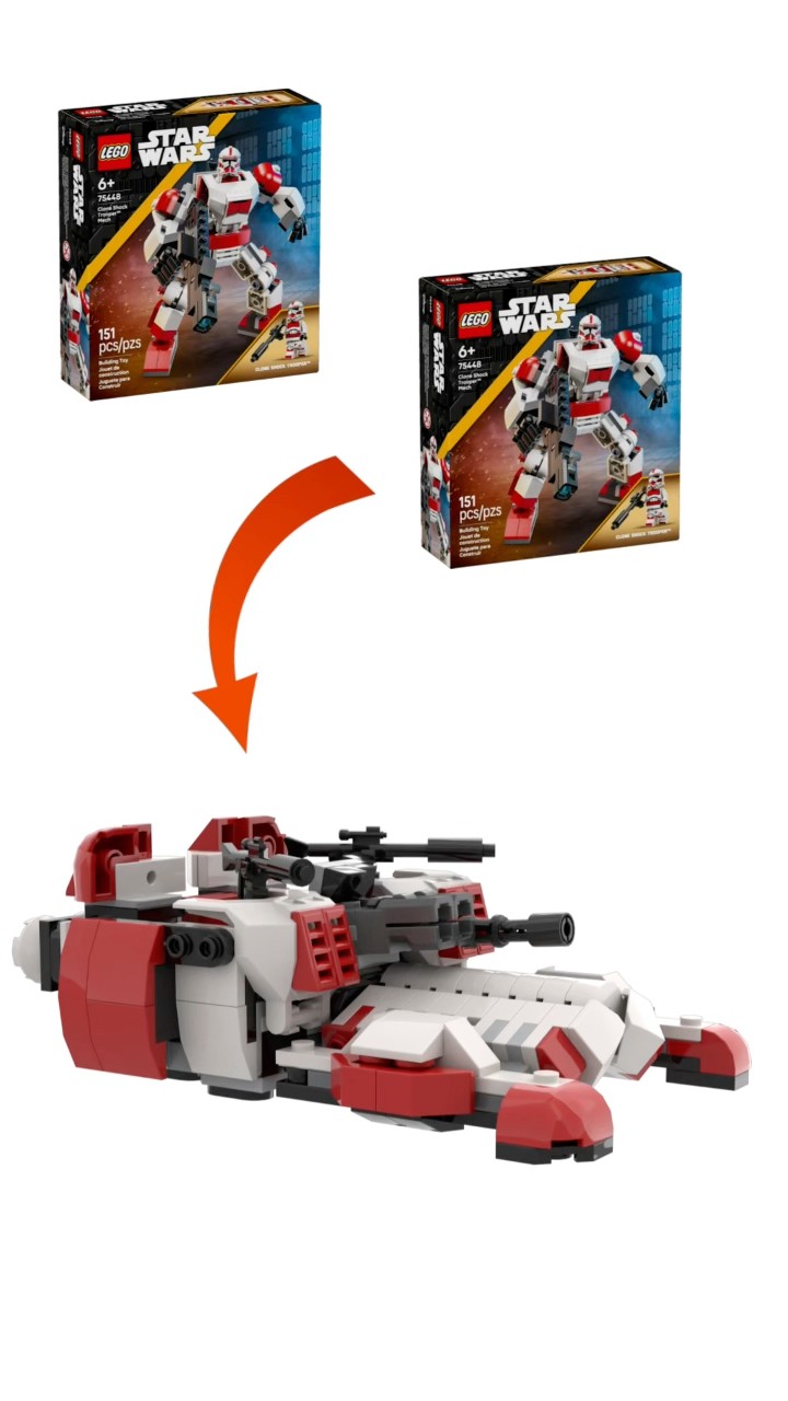 Lego Shock Trooper Tank Alt Build! 75448 #alternatebuild - YouTube