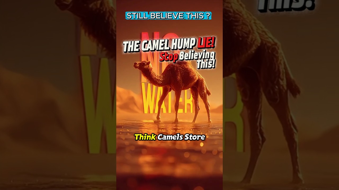 Ложь про верблюжий горб! 🐪❌ 