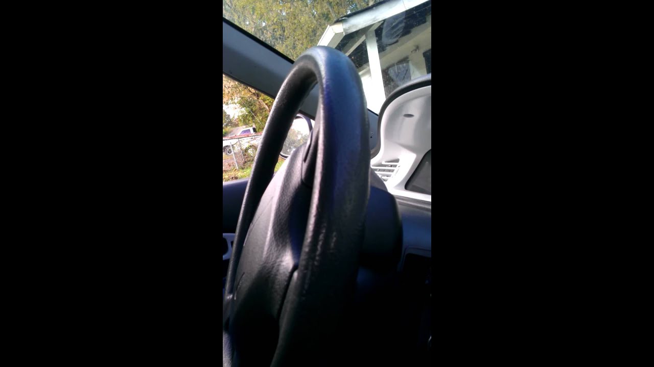 Crazy steering wheel flex!!