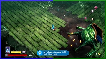 Lost in Random: The Eternal Die - Defeat Eema without taking damage (SLIPPERY TOAD Achievement)