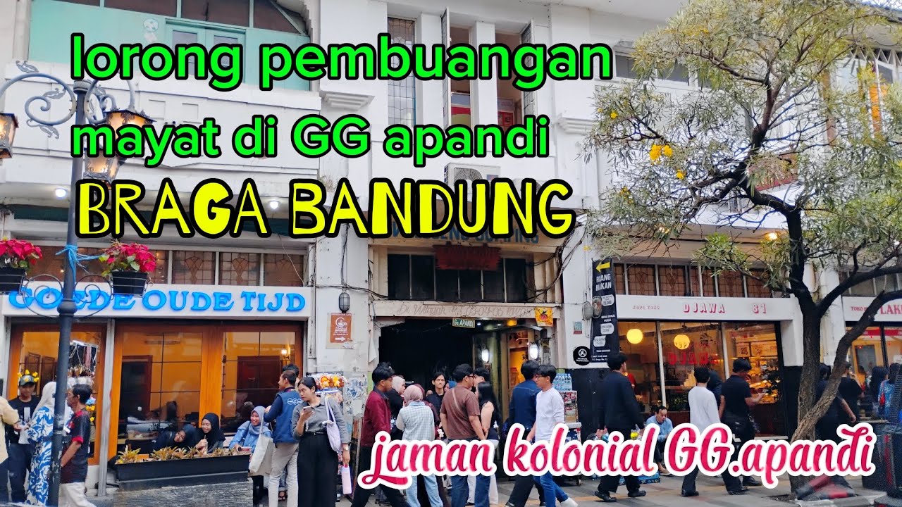 Gang Apandi saksi sejarah kejamnya kolonial Belanda di bandung