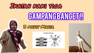 Cara Membuat Pionering Kaki Tiga Pramuka