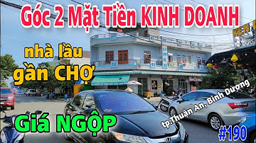 Giảm Sốc Bán gấp nhà 2 mặt tiền KINH DOANH gần CHỢ, KCN thu nhập gần 25triệu tháng #190