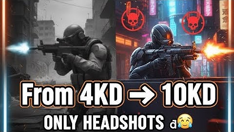 PUBG Mobile: From 4KD to 10KD — Headshot Only Aim Tips