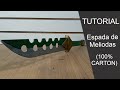 Como HACER la Espada de Meliodas (Nanatsu No Taizai)100% CARTON | Tutorial